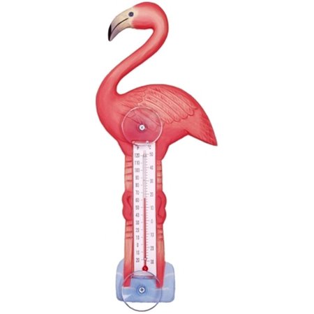 SONGBIRD ESSENTIALS Songbird Essentials Flamingo Small Window Thermometer SE2170702